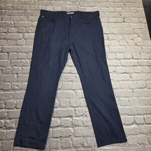 Johnnie O Pants Mens 36x32 Indigo London Brushed Twilled Flannel Golf Preppy